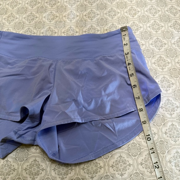 Lululemon Speed Up Short *2.5" Hydrangea Blue Size 4 - Picture 16 of 16